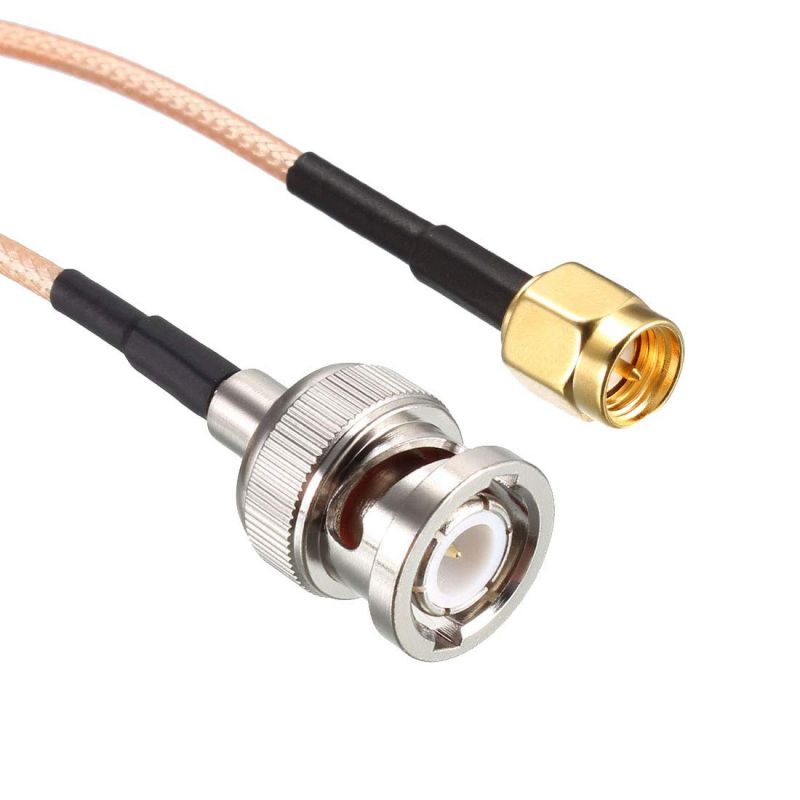 RG316 Coaxial Cable with BNC Male to SMA Male Connectors 50 Ohm