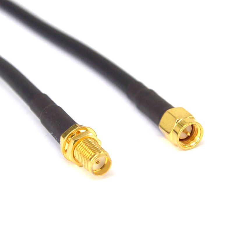 RG58 Coaxial Cable with SMA Male to SMA Fmale Connectors 50 Ohm